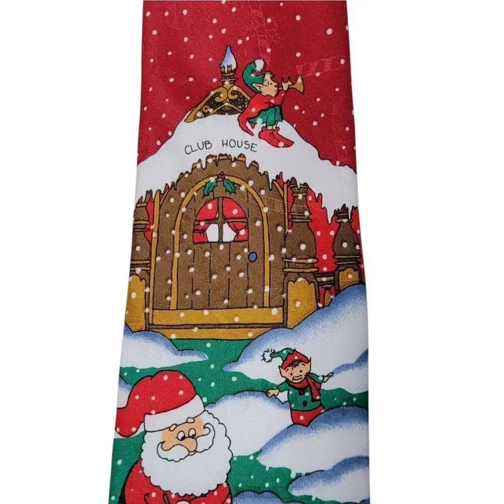 Yule TIE Greetings Christmas Neck Tie Hallmark Mens 57